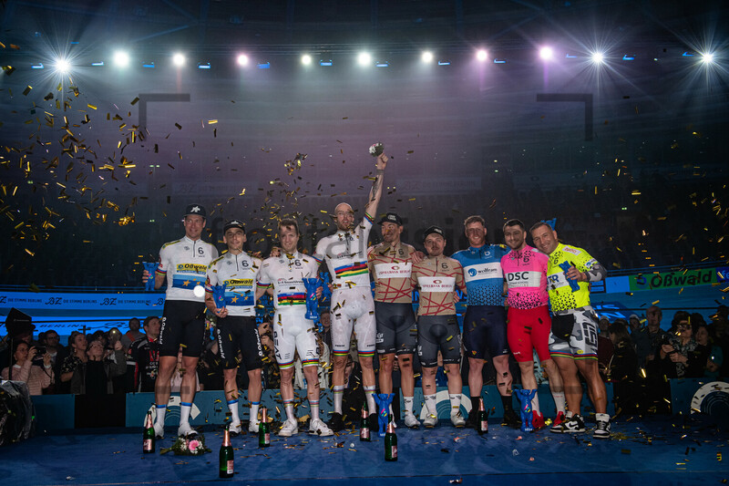 KLUGE Roger, REINHARDT Theo, HAVIK Yoeri, VAN SCHIP Jan Willem, AUGENSTEIN Moritz, MALCHAREK Moritz, VAN DEN BERG Roy, RUDYK Mateusz, FÖRSTEMANN Robert: Six Day Berlin 2024