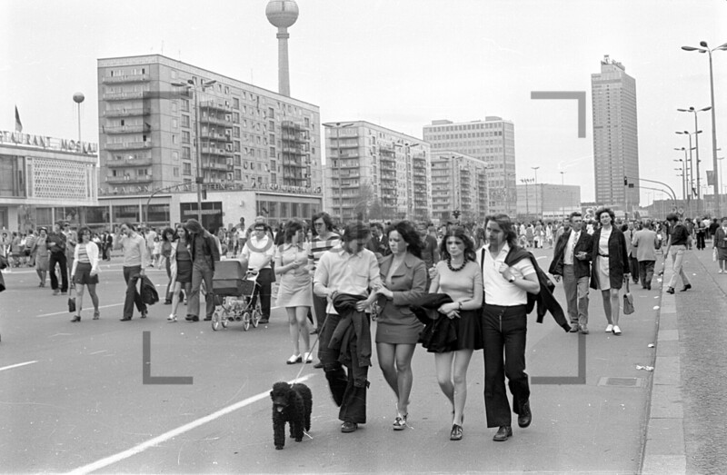Restaurant Cafe Moskau Karl Marx Allee 1973