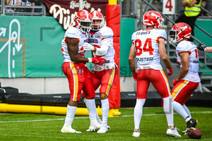 D´Wayne  Obi Rhein Fire gegen Madrid Bravos Spielfotos 08.06.2024