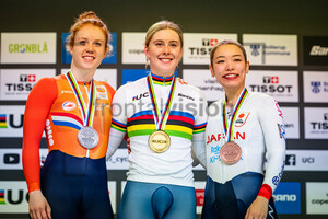 VAN DE WOUW Hetty, FINUCANE Emma, SATO Mina: UCI Track Cycling World Championships – 2024