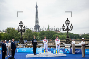 GANNA Filippo, EVENEPOEL Remco, VAN AERT Wout: Olympic Games - Paris 2024
