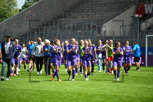 Siegesjubel Pixel Frauen Bundesliga SGS Essen 1. FC Köln Spielfotos 11.05.2024