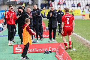 Julian Eitschberger, Andreas Schröder Torjubel Rot-Weiss Essen Ingolstadt