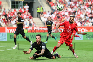 Ramien Safi Rot-Weiss Essen - Alemannia Aachen Spielfotos 03.08.2024