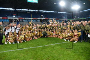 Pyromaniacs Bundeswehr ELF Championship Game Rhein Fire gegen Stuttgart Surge Spielfotos 24.09.2023