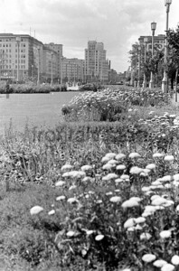 Frühling Karl Marx Allee Stalinallee 1956
