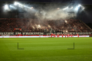 Choreo zum Abschied von Glockenhorst. Rot-Weiss Essen - SC Verl 23.10.2024