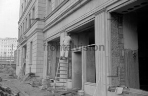 Bau der Stalinallee Ostberlin Building Stalinallee East Berlin