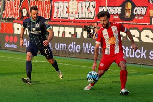José-Enrique Rios Alonso, Morris Schröter Rot-Weiss Essen vs. 1860 München Spielfotos 10.05.2024