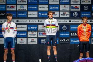 GRINDLEY Sebastian, FINN Lorenzo Mark, REMIJN Senna: UCI Road Cycling World Championships - Zürich 2024