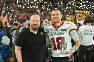 Rene Engels, Jadrian Clark Rhein Fire ELF Champion Vienna Vikings Spielfotos 22.09.2024