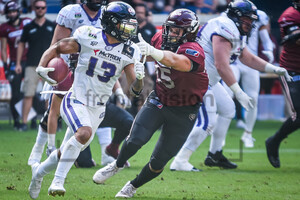 Marvin Rutsch Rhein Fire vs. Frankfurt Galaxy American Football European League of Football (ELF) 21.08.2022