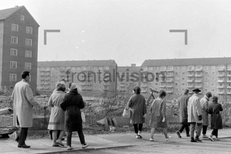 Dresden Neubaugebiet Budapesterstraße 1963