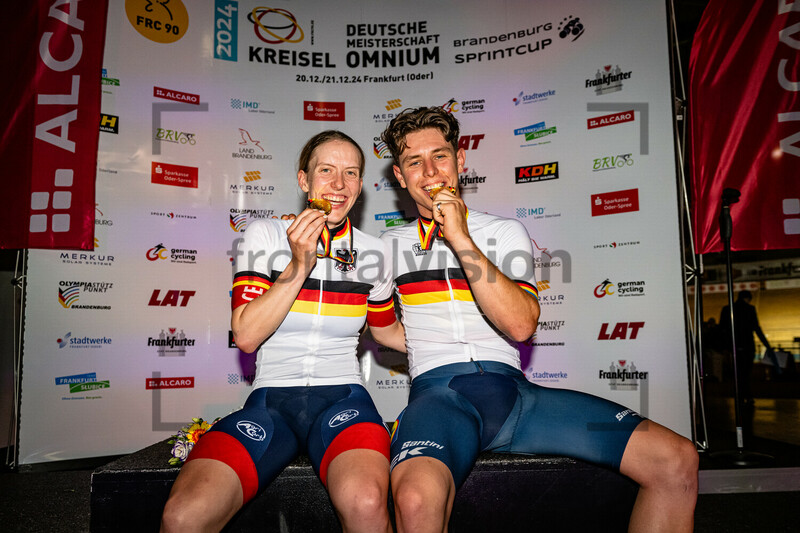 BRAUßE Franziska, TEUTENBERG Tim Torn: DM Omnium 2024 - Frankfurt Oder