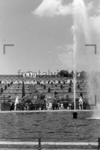 Gartenansicht Schloss Sanssouci Potsdam 1962