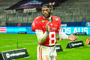 Jaylon Henderson ERIMA GFL Bowl Potsdam Royals Dresden Monarchs Spielfotos 12.10.2024