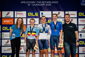 WITTEVRONGEL Lani, COPPONI Clara, FIDANZA Martina: UEC Track Cycling European Championships – Apeldoorn 2024