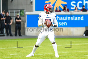 Isaiah Green Hamburg Sea Devils at Rhein Fire Spielfotos 13.08.2023