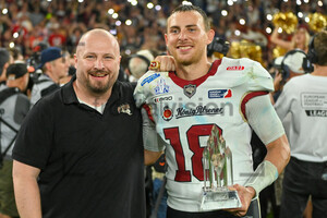 Rene Engels, Jadrian Clark Rhein Fire ELF Champion Vienna Vikings Spielfotos 22.09.2024