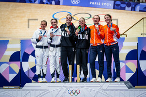 EVANS Neah, BARKER Elinor , GUAZZINI Vittoria, CONSONNI Chiara, VAN DER DUIN Maike, VAN BELLE Lisa: Olympic Games - Paris 2024