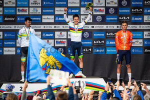 O'CONNOR Ben, POGAČAR Tadej, VAN DER POEL Mathieu: UCI Road Cycling World Championships - Zürich 2024