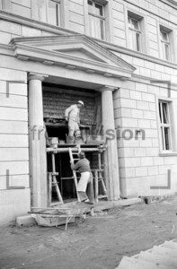 Arbeiten am Block E Stalinallee Ostberlin 1951