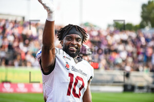 Rhein Fire at Frankfurt Galaxy Spielfotos 03.09.2023 Harlan Kwofie