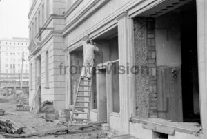 Arbeiten am Block E Stalinallee Ostberlin 1951