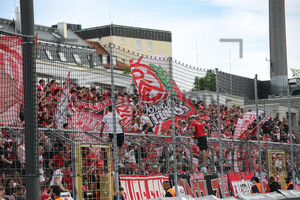 Support RWE Fans in München TSV 1860 München - Rot-Weiss Essen 03.05.2025