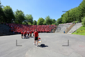 RWE Fans Einstimmung vor Spiel Dubois-Arena Borbeck 11.05.2025