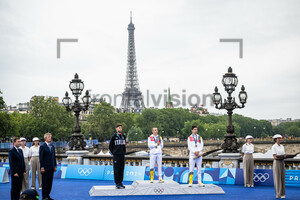 GANNA Filippo, EVENEPOEL Remco, VAN AERT Wout: Olympic Games - Paris 2024