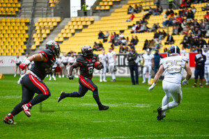 Dean Tanwani Cologne Centurions gegen Fehervar Enthroners Spielfotos 02.06.2024