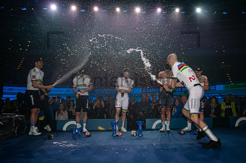 KLUGE Roger, REINHARDT Theo, HAVIK Yoeri, VAN SCHIP Jan Willem, AUGENSTEIN Moritz, MALCHAREK Moritz: Six Day Berlin 2024