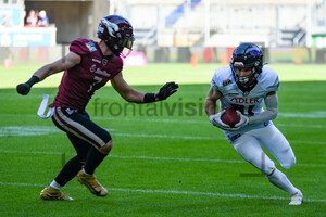 Till JANSSEN, Janez von Renesse Rhein Fire vs. Frankfurt Galaxy Spielfotos 04.06.03.2023