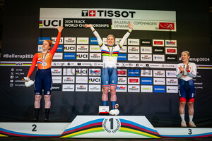 VAN DE WOUW Hetty, FINUCANE Emma, SATO Mina: UCI Track Cycling World Championships – 2024