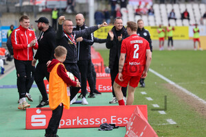 Julian Eitschberger, Andreas Schröder Torjubel Rot-Weiss Essen Ingolstadt