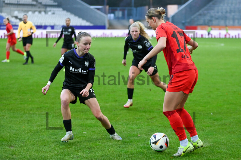 Klara Bühl Beke Sterner Google Pixel Frauen Bundesliga SGS Essen Bayern München Spielfotos 07.12.2024