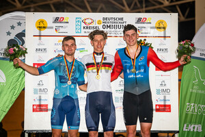 BRIESE Max David, TEUTENBERG Tim Torn, BOOS Benjamin: DM Omnium 2023 - Frankfurt Oder