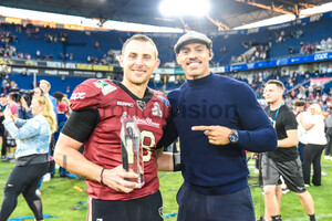 Jadrian Clark Kasim Edebali ELF Championship Game Rhein Fire gegen Stuttgart Surge Spielfotos 24.09.2023