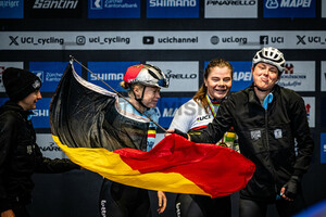 VANPACHTENBEKE Margot, KOPECKY Lotte, DE WILDE Julie: UCI Road Cycling World Championships - Zürich 2024
