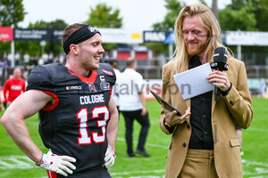 Jannik Lörcks Christoph „Icke“ DommischCologne Centuirions Frankfurt Galaxy Spielfotos 04.08.2024