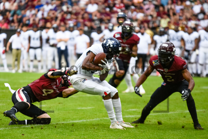 Jefferson Alexandre Rhein Fire vs. Paris Musketeers Spielfotos 18.06.2023