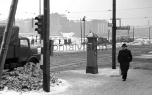 Kreuzung Warschauerstr Stalinallee | Crossing Warschauerstr Stalinallee