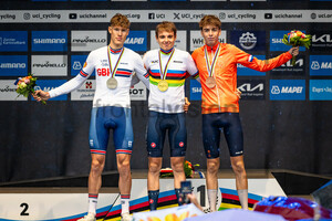 GRINDLEY Sebastian, FINN Lorenzo Mark, REMIJN Senna: UCI Road Cycling World Championships - Zürich 2024