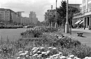 Frühling Karl Marx Allee Stalinallee 1956