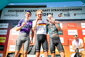 ENGELHARDT Felix, ZIMMERMANN Georg, SCHIFFER Anton: National Championships-Road Cycling 2024 - RR Elite Men