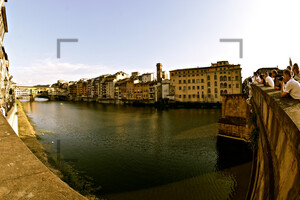 View on Ponte Vecchio Florence