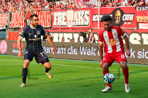 José-Enrique Rios Alonso, Morris Schröter Rot-Weiss Essen vs. 1860 München Spielfotos 10.05.2024