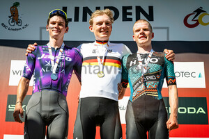 ENGELHARDT Felix, ZIMMERMANN Georg, SCHIFFER Anton: National Championships-Road Cycling 2024 - RR Elite Men