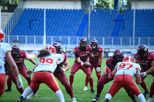 Jadrian Clark Rhein Fire Madrid Bravos Spielfotos 01.09.2024